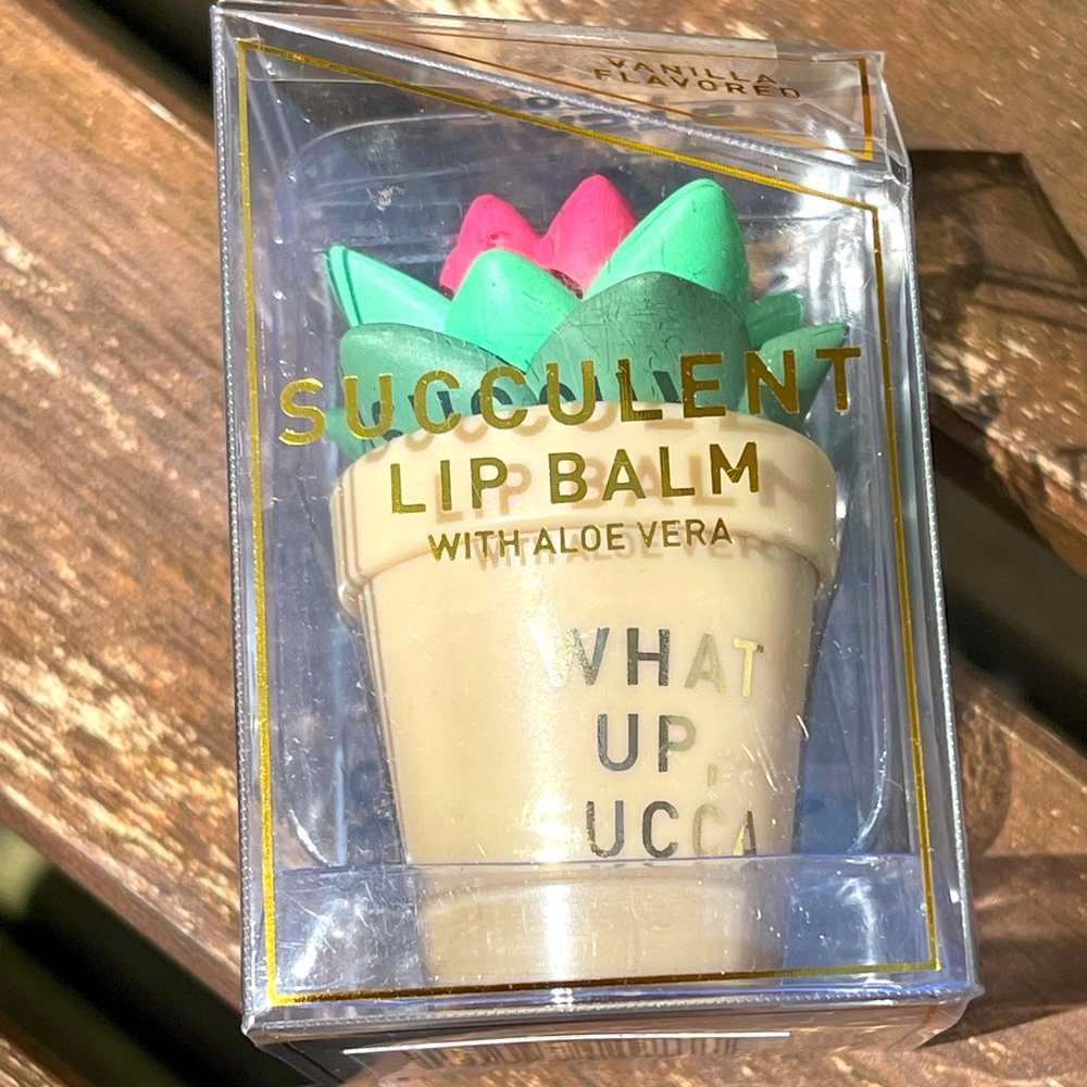 Succulent lip balm Taste Lab “What Up Succa”